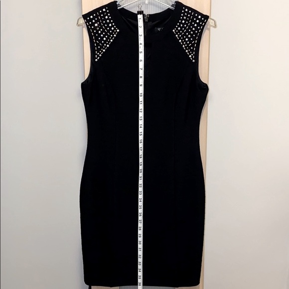 SEXY! GUESS Black Dress EMBELLISHED  PEEKABOO - Picture 4 of 8